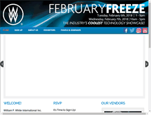 Tablet Screenshot of februaryfreeze.com